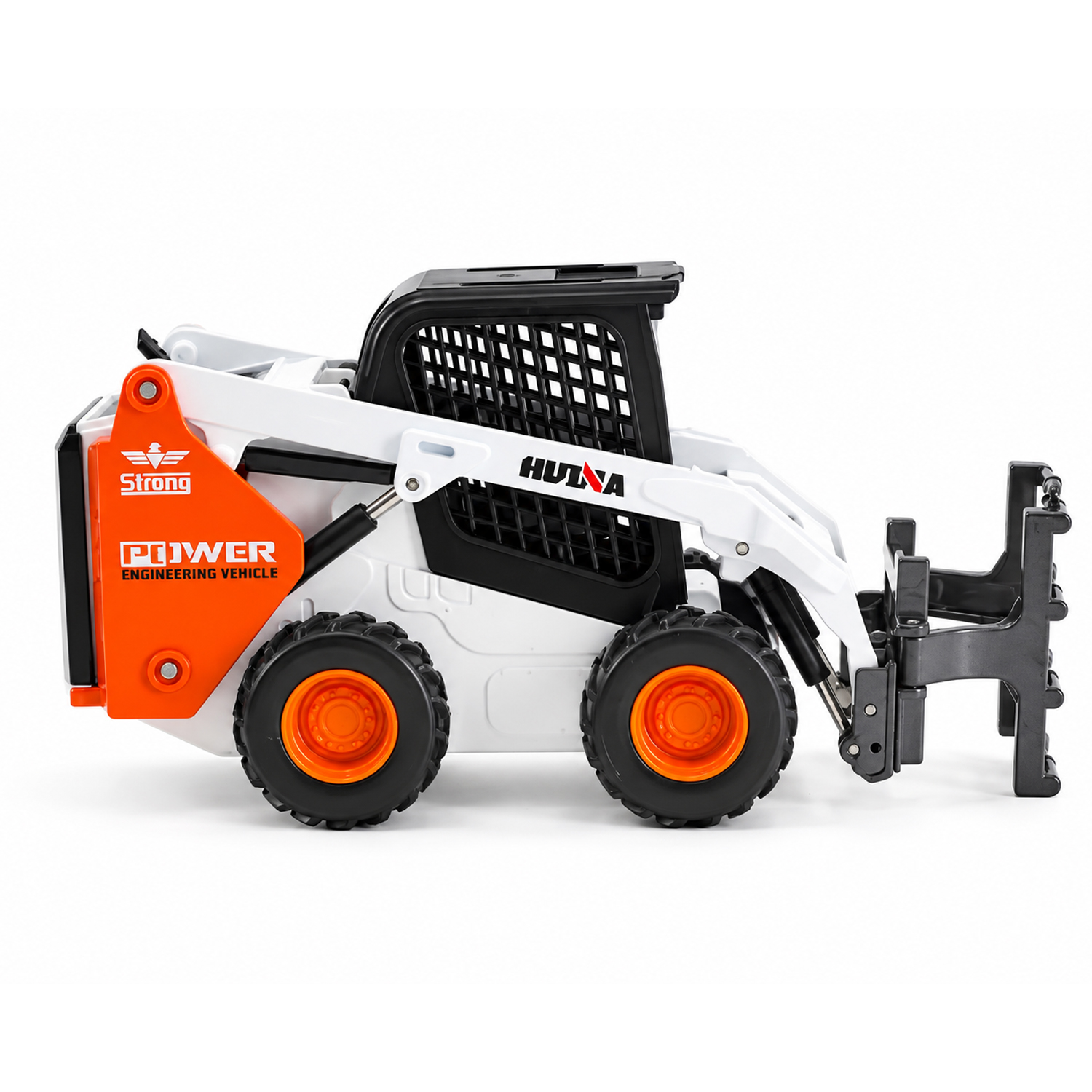 Металлический погрузчик с вертикальным захватом HUI NA TOYS масштаб 1:50 - HN1708