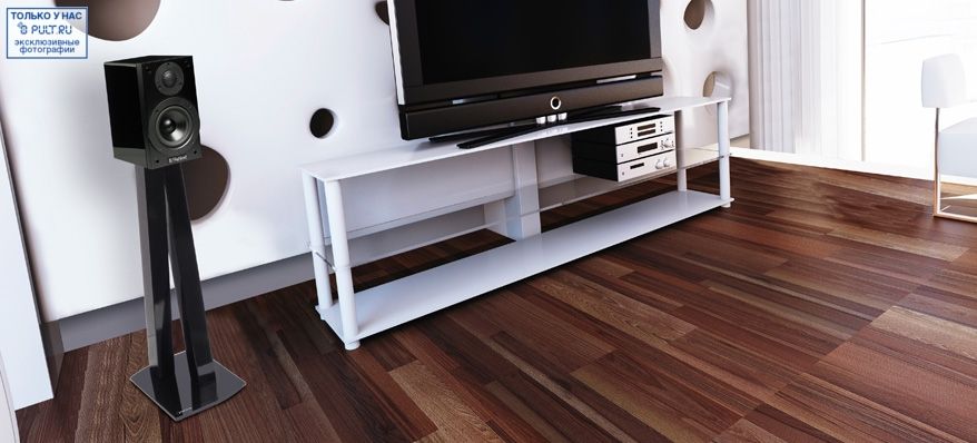 NorStone Walk Stand подставки под акустические системы черные глянцевые высота 70 см