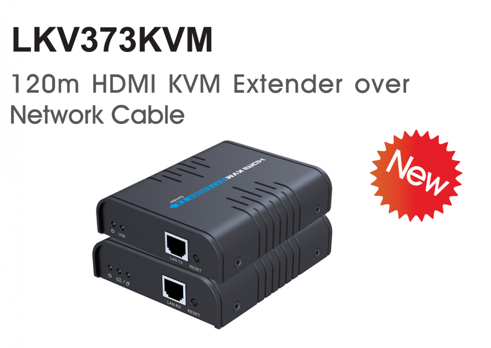 Lenkeng LKV373KVM RX -IP Дополнительный приемник