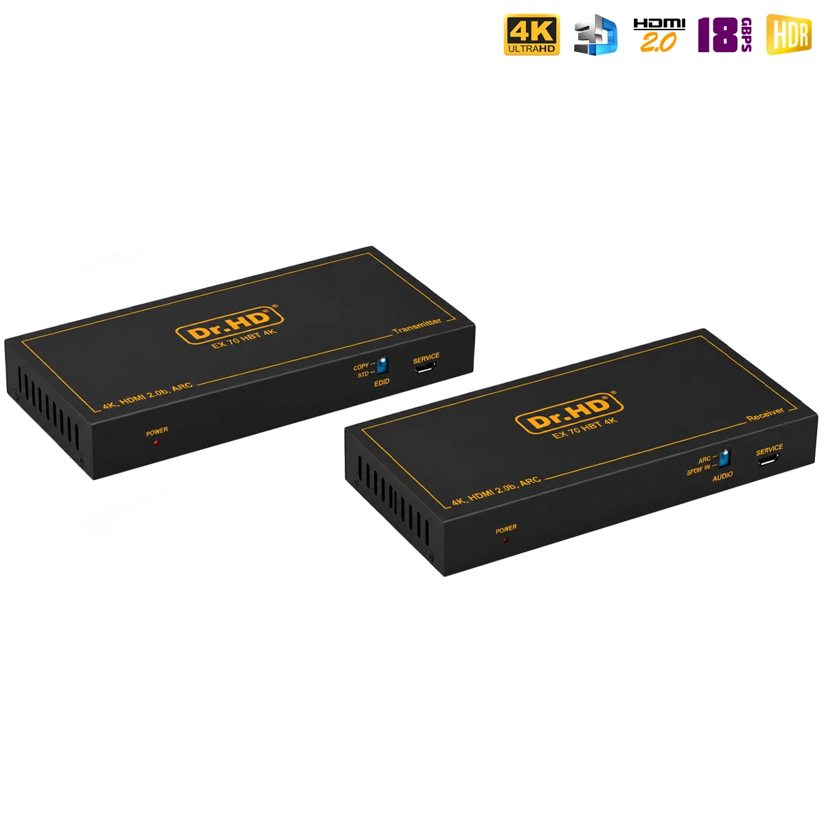HDMI удлинитель по витой паре с HDBaseT / Dr.HD EX 70 HBT 4K