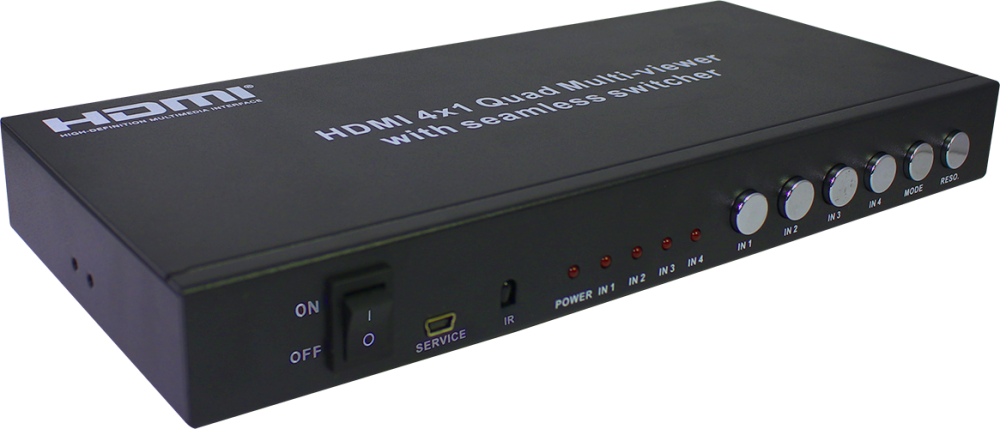 HDMI переключатель 4x1 с мгновенным переключением HDCVT HDS-841SL