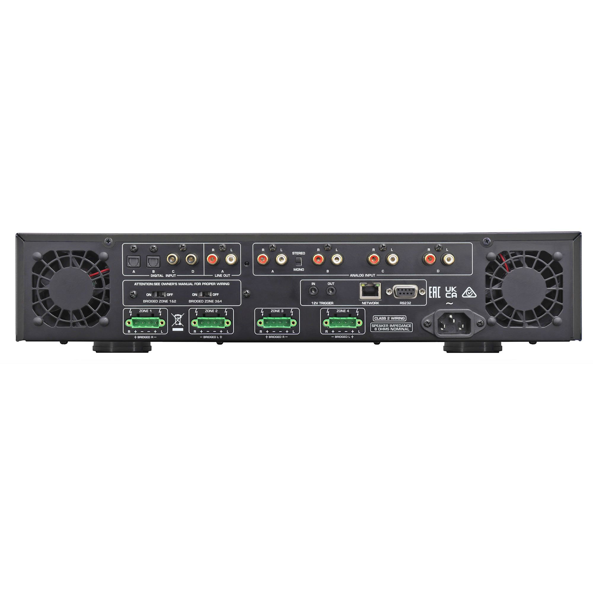 Rotel C8+ Black инсталляционный усилитель