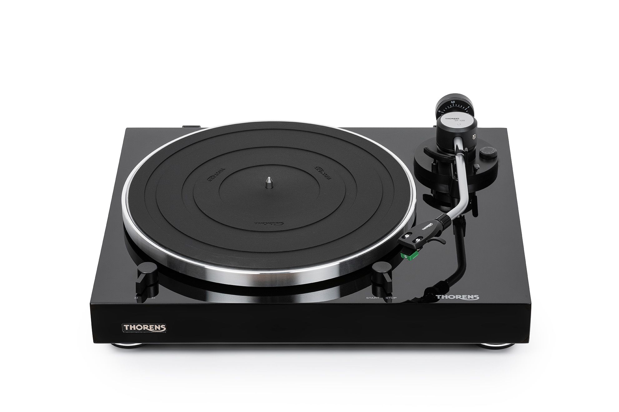 Thorens TD-204 TP120 AT95E highgloss black виниловый проигрыватель