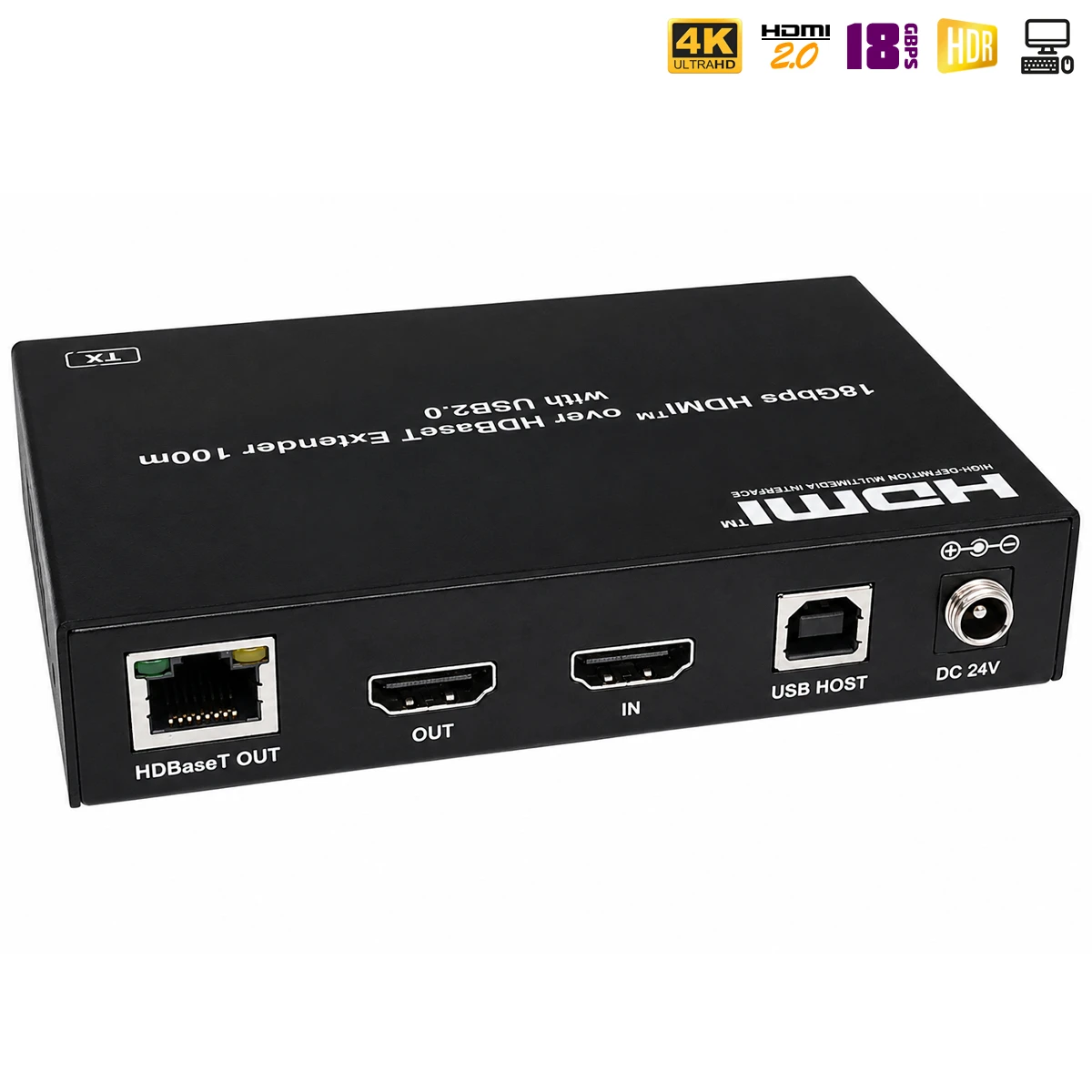 HDMI удлинитель по витой паре с HDBaseT / Dr.HD EX 100 HBT KVM
