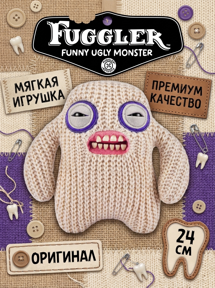 Мягкая игрушка FUGGLER Мистер Нидл - 15713B