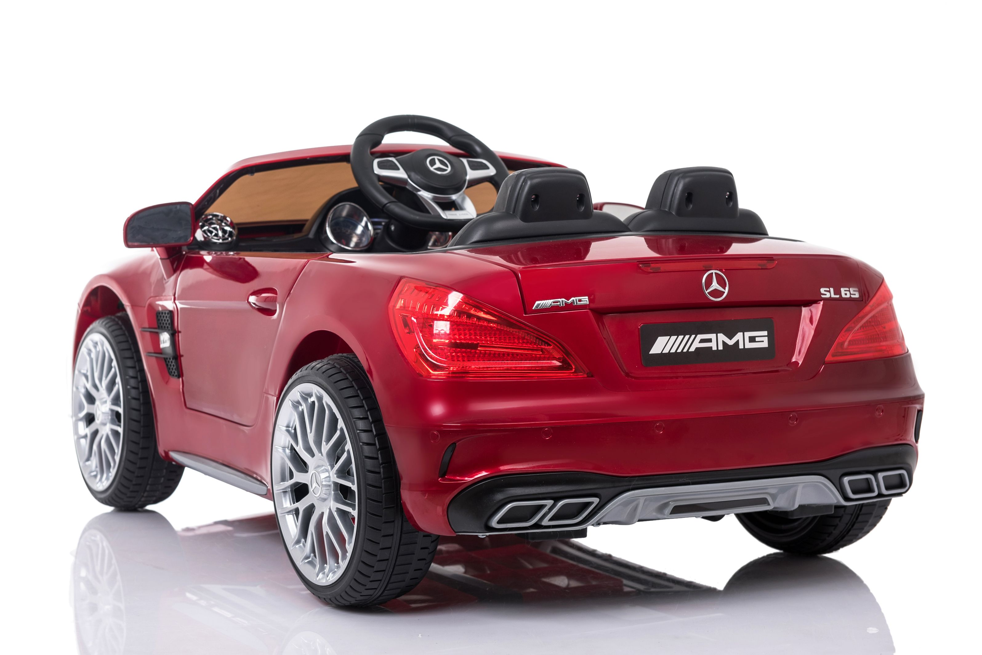 Детский электромобиль Mercedes-Benz SL65 Red 12V 2.4G - XMX602