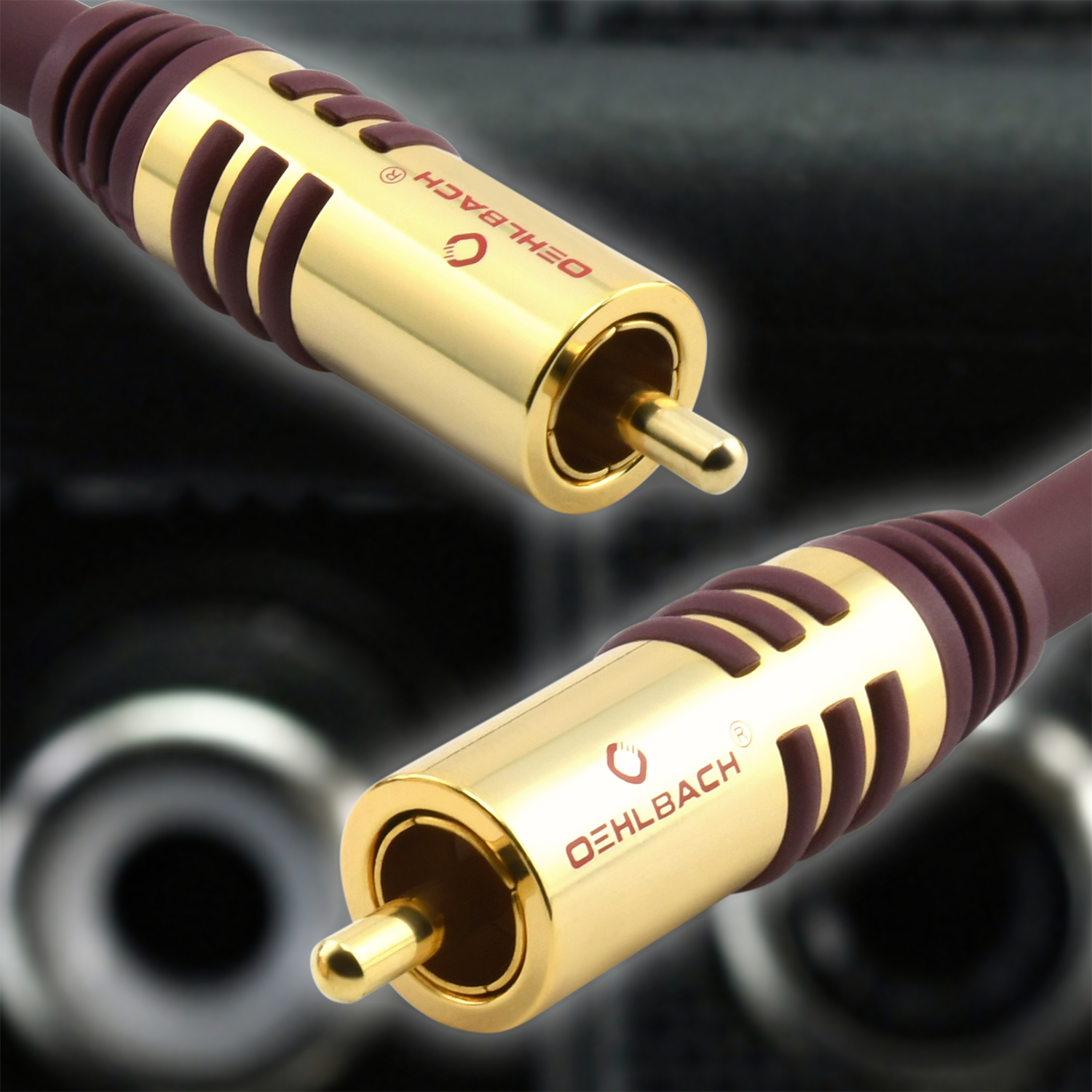 Oehlbach PERFORMANCE NF Sub-cable cinch/cinch 1m mono red Сабвуферный кабель D1C20531