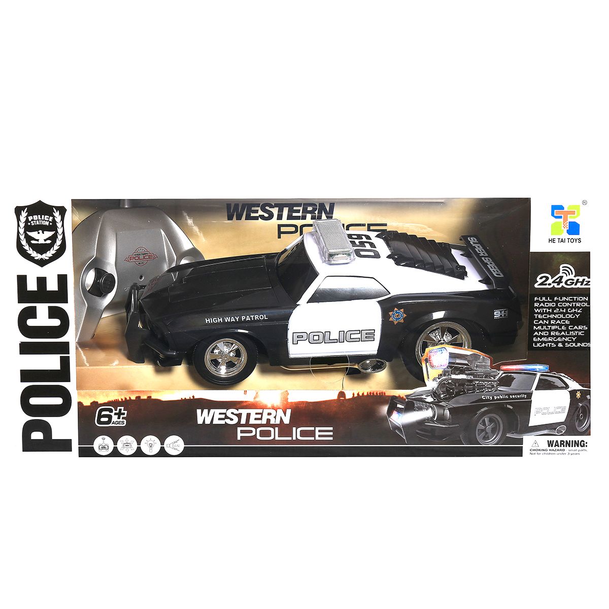 Радиоуправляемая машина He Tai Toys Полиция 1:16 - 70599BP