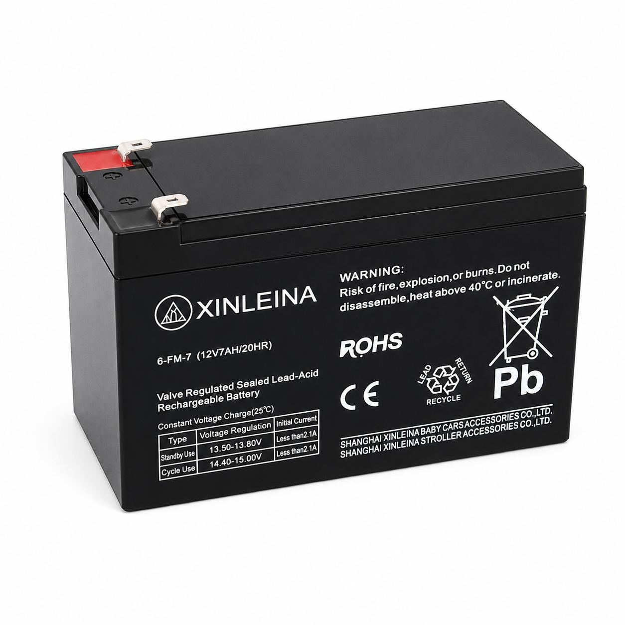 Аккумулятор XINLEINA 12V7Ah/20Hr - 6FM7