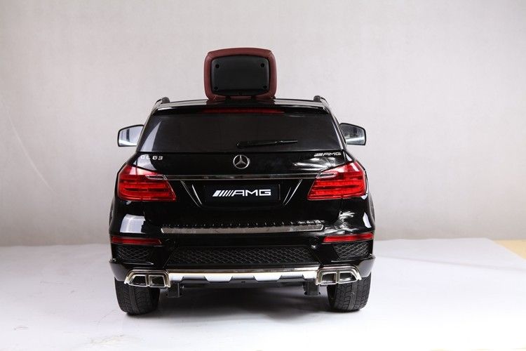 Детский электромобиль Mercedes GL63 AMG Black LUXURY 4WD MP4 2.4G - SX1588-H