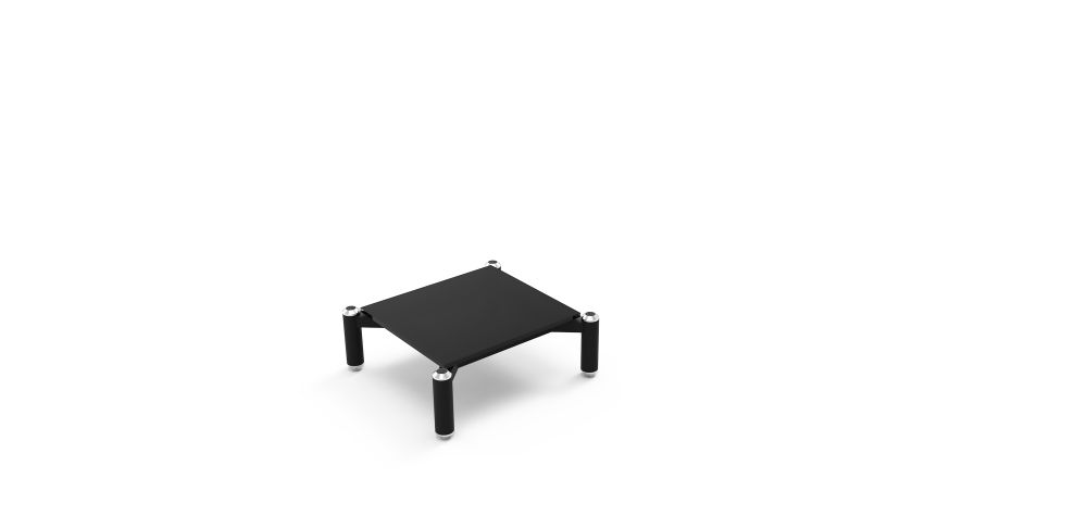 Полка NorStone Spider 1 под Hi-Fi аппаратуру материал полки черное стекло