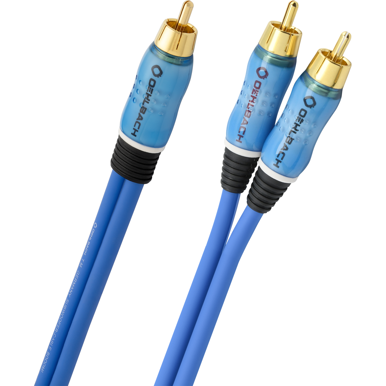 Oehlbach PERFORMANCE BOOOM! Y-Adapter cable 15m blue Сабвуферный кабель D1C22712