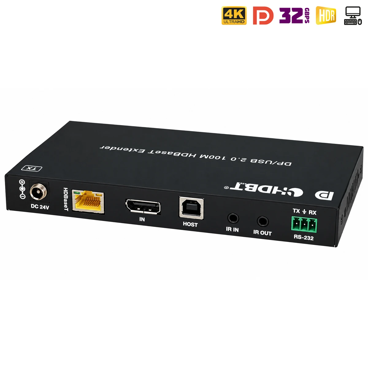 Displayport удлинитель по витой паре с HDBaseT / Dr.HD EX 100 HBT DP KVM