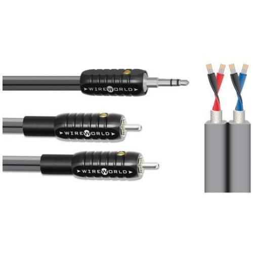 Wireworld Nano-Silver Eclipse Mini Jack to 2RCA 1.5m (SEN1.5M)