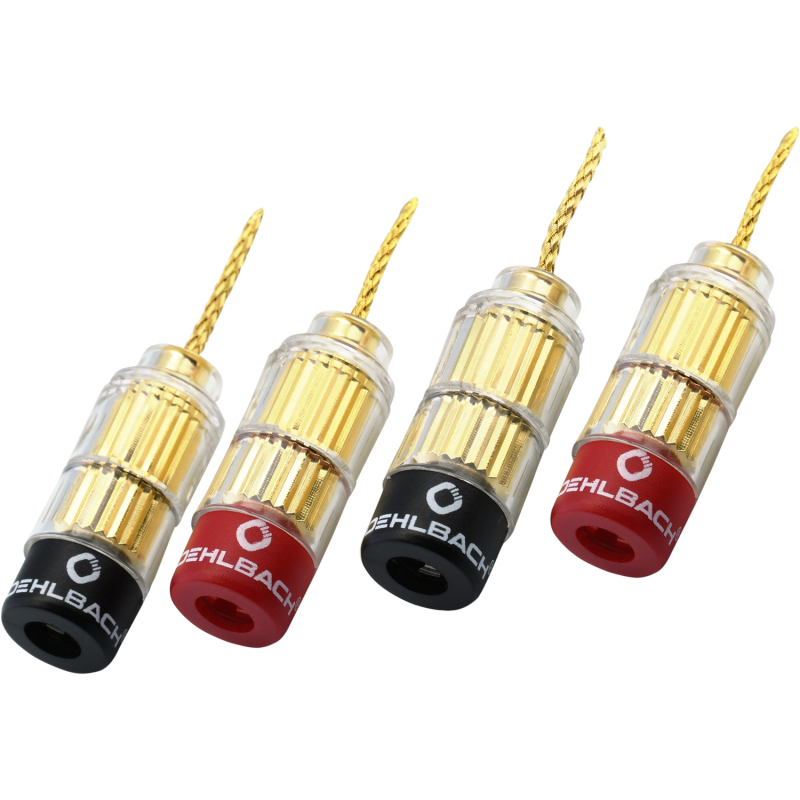 Oehlbach EXCELLENCE Banana Solution Flex, 1,5mm2 - 6mm2 4pcs Коннекторы Банан D1C3022