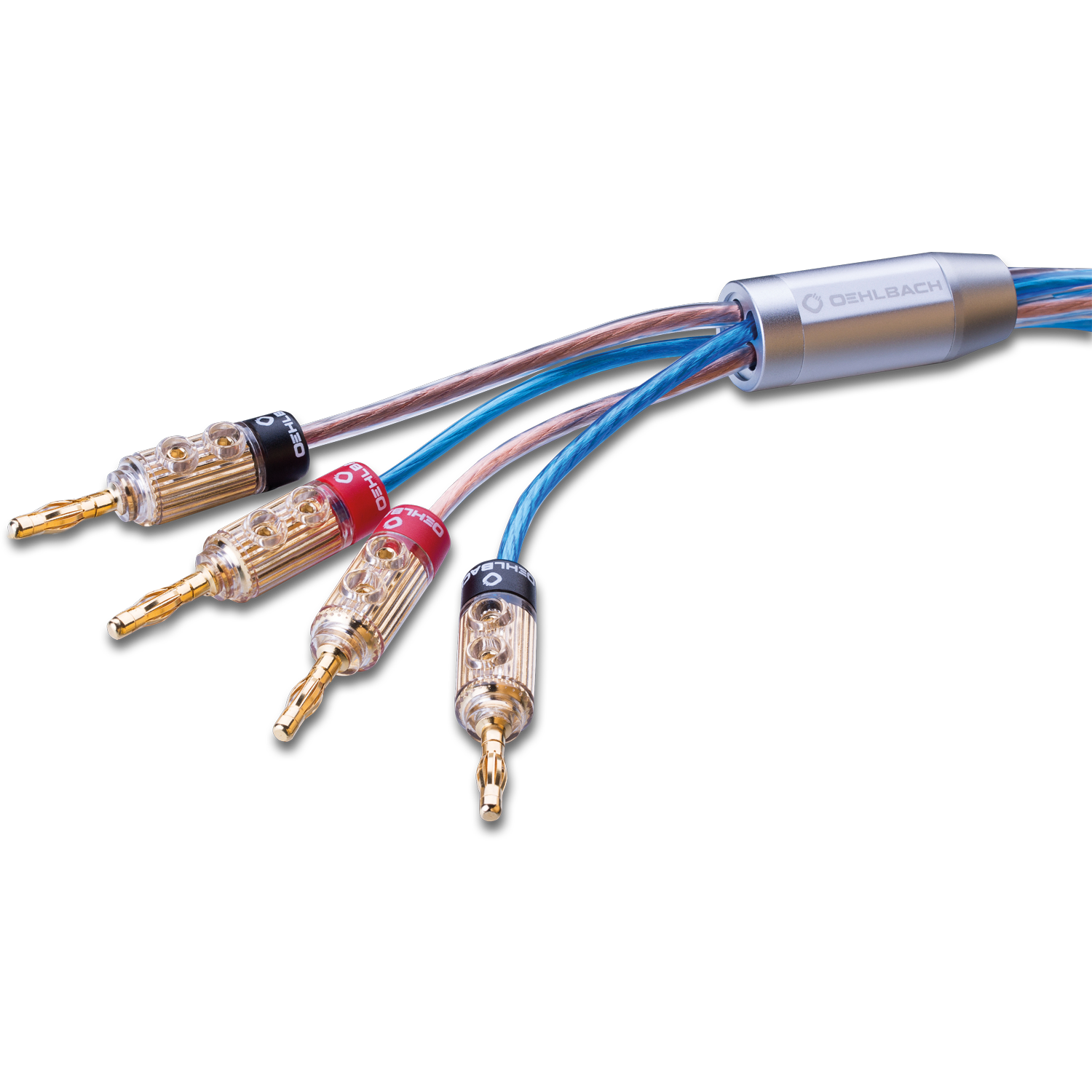 Oehlbach EXCELLENCE Bi Tech 4 speakercable 2x5m 4->4 Banana Акустический кабель D1C10825