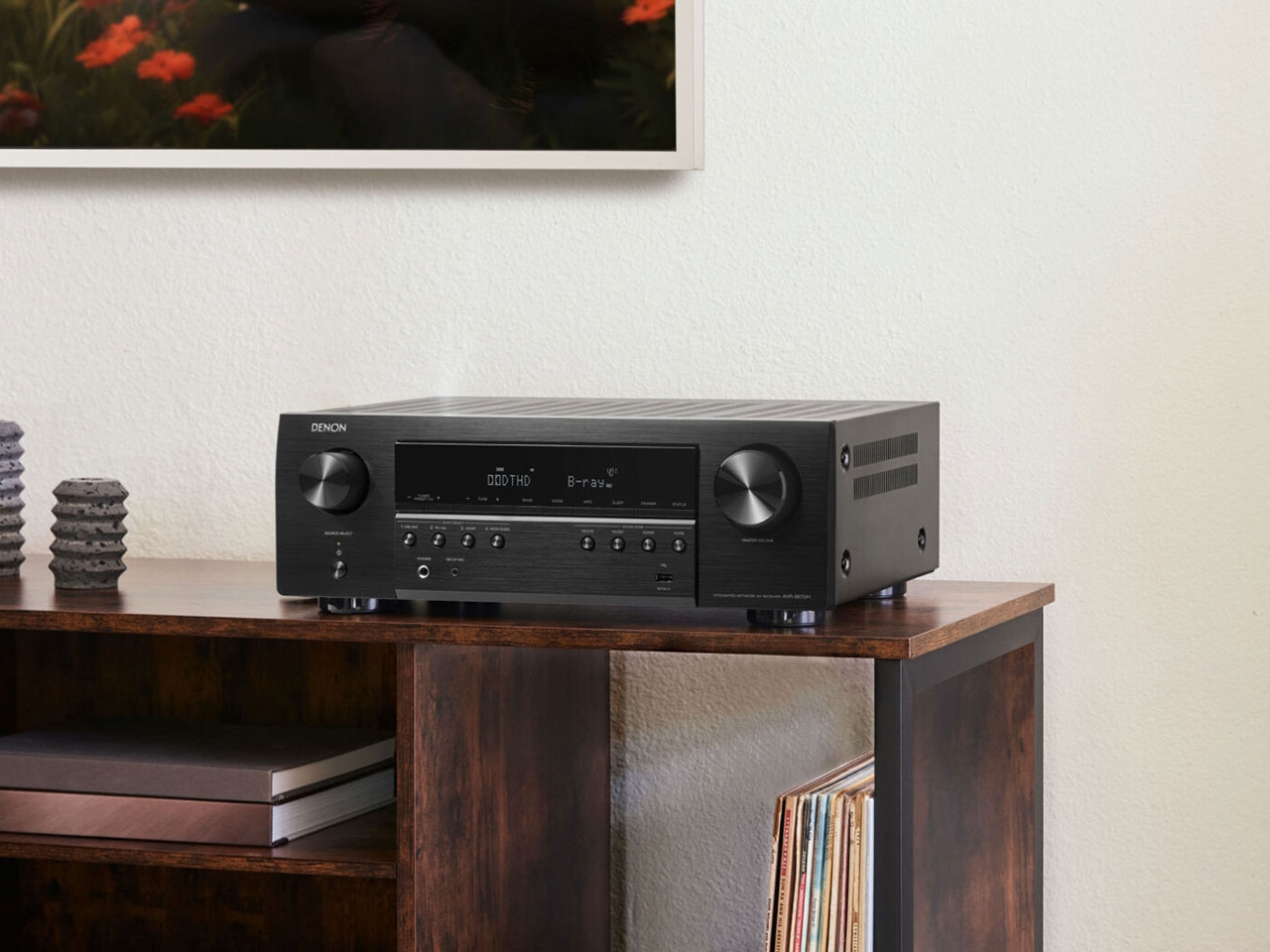 Канальный AV-усилитель Denon AVR-S670H Black