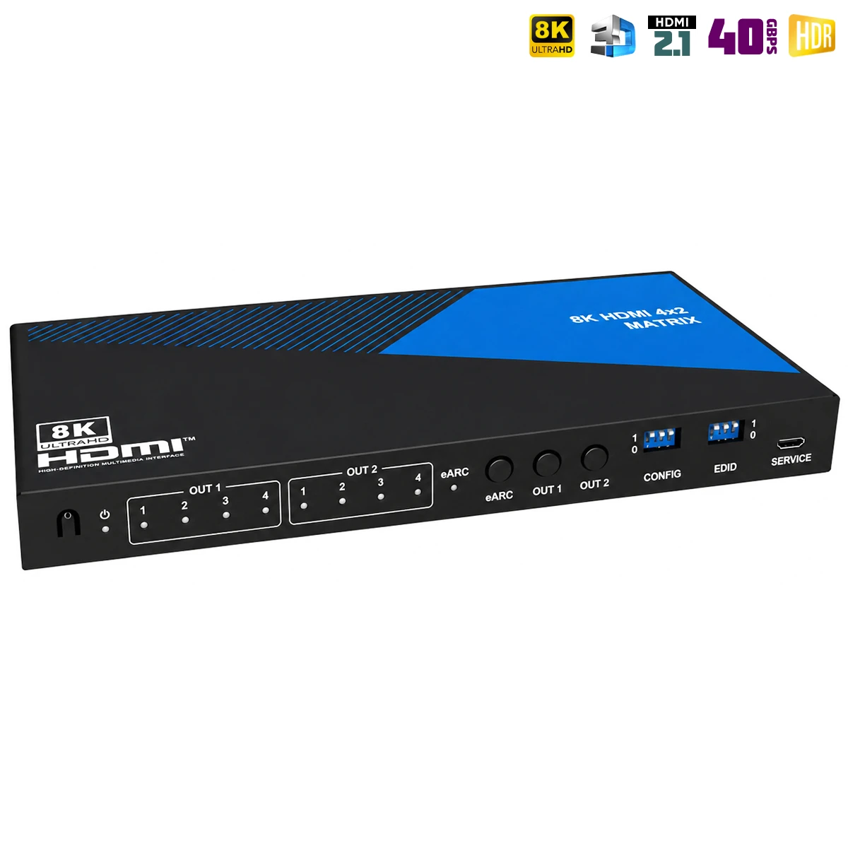 8K HDMI матрица 4x2 / Dr.HD MA 428 SLA