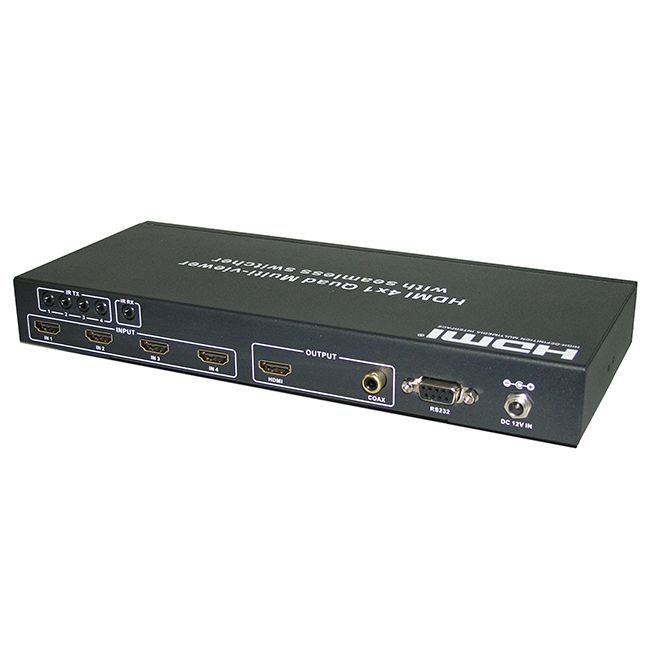 HDMI переключатель 4x1 с мгновенным переключением HDCVT HDS-841SL