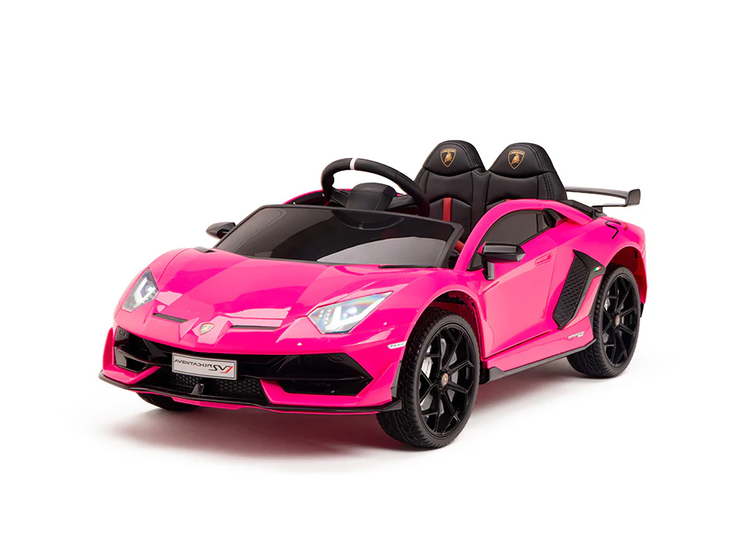 Детский электромобиль Lamborghini SVJ (розовый, 12V) - HL328