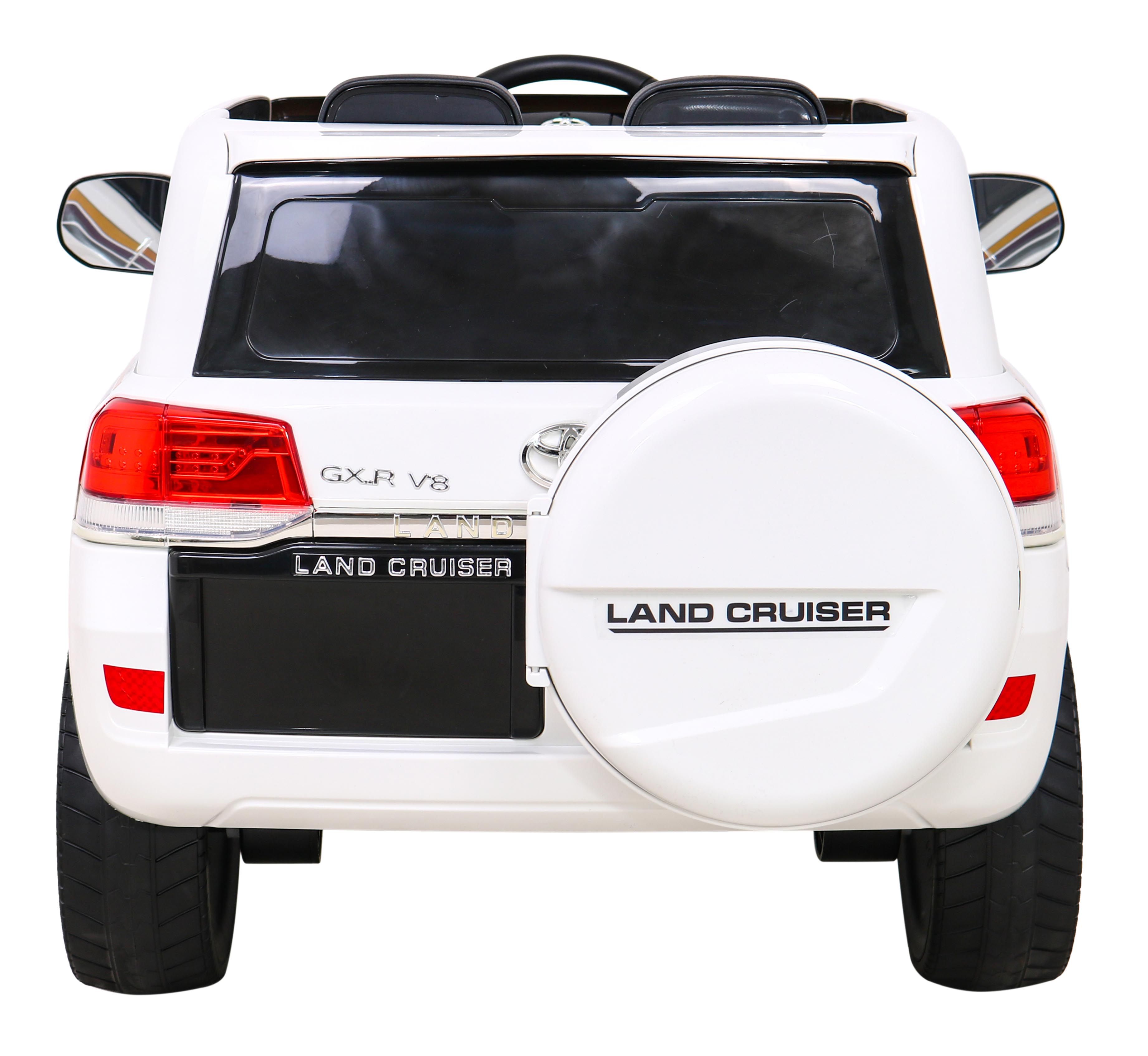 Детский электромобиль TOYOTA LAND CRUISER 12V - JJ2022-WHITE