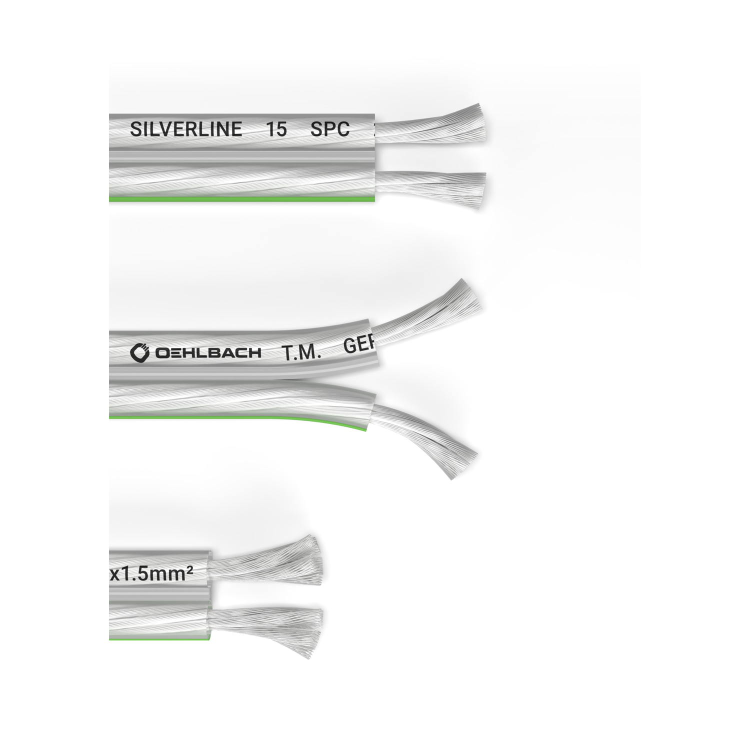 Oehlbach EXCELLENCE SILVERLINE SP-15, LS-cabel 2x1.5mm2 20M Акустический кабель D1C181