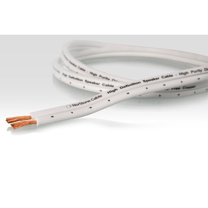 NorStone Classic White W250-100 акустический кабель, сечение 2х2,5мм² OFC белая изоляция 100м (NORW250100)