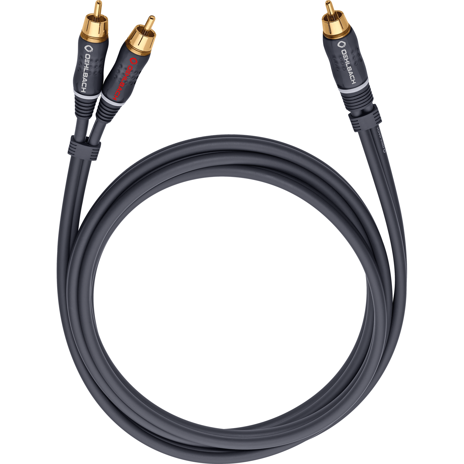Oehlbach PERFORMANCE BOOOM! Y-Adapter cable 15m anthracite Сабвуферный кабель D1C23712
