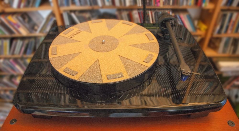 Music Hall AzTec Blue Turntable Mat пробковый мат для проигрывателя виниловых дисков