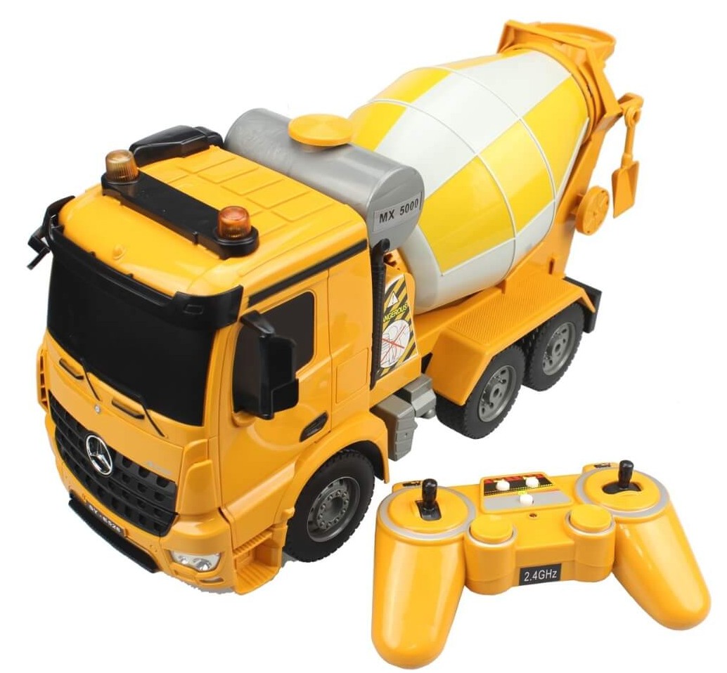 Радиоуправляемая бетономешалка Double E Mercedes-Benz Arocs 1:20 2.4G - E528-003