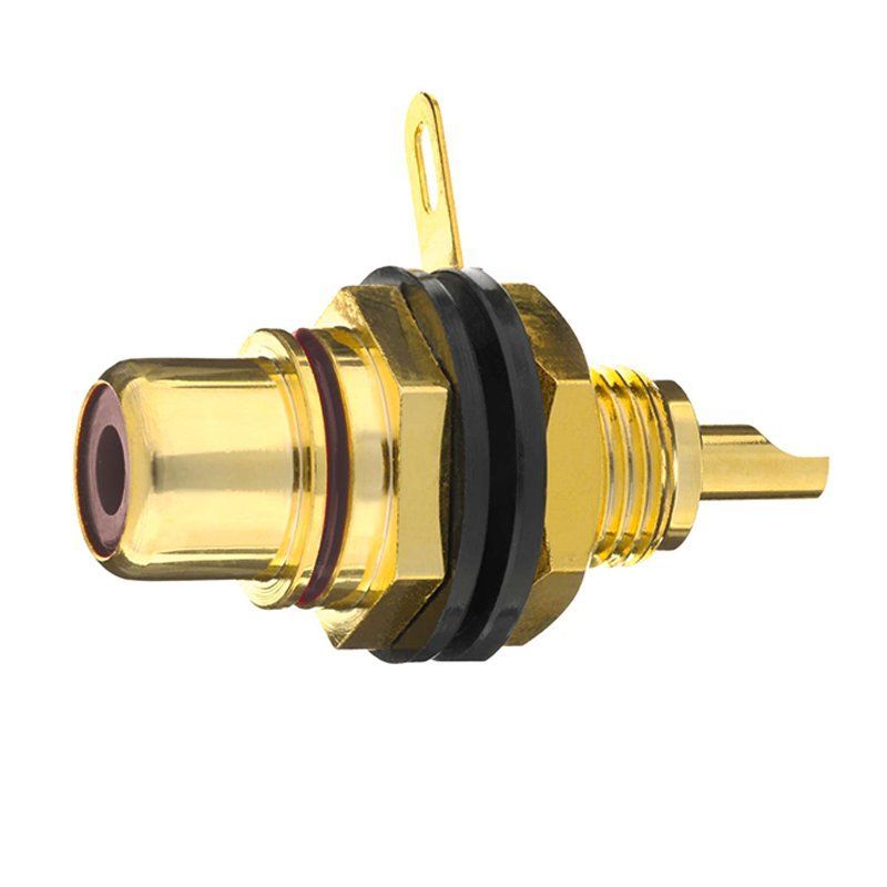 Inakustik Premium RCA-Panel Jack black 1 pc разъем