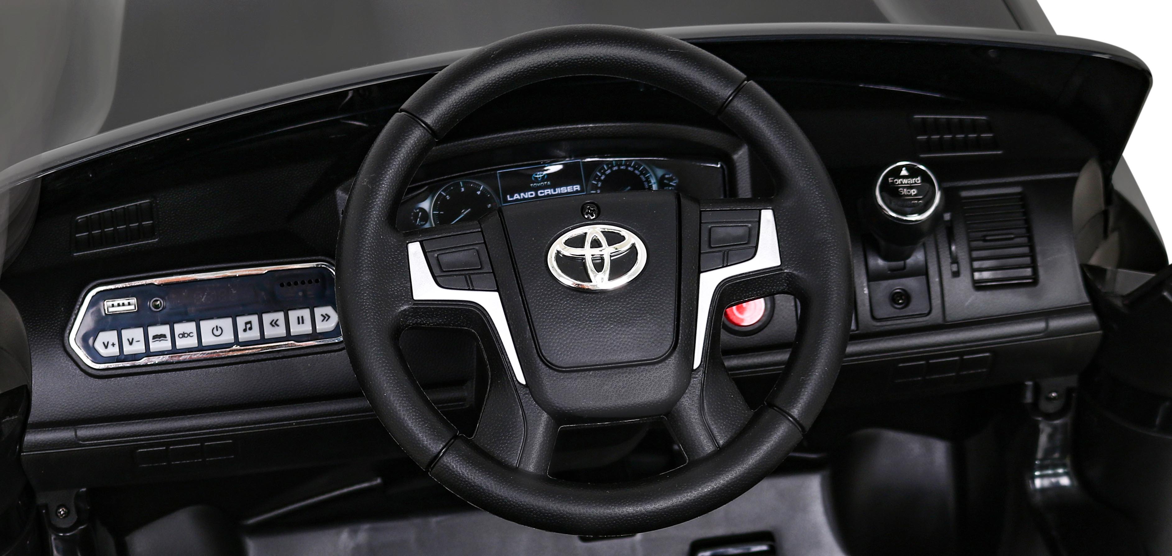 Детский электромобиль TOYOTA LAND CRUISER 12V - JJ2022-BLACK