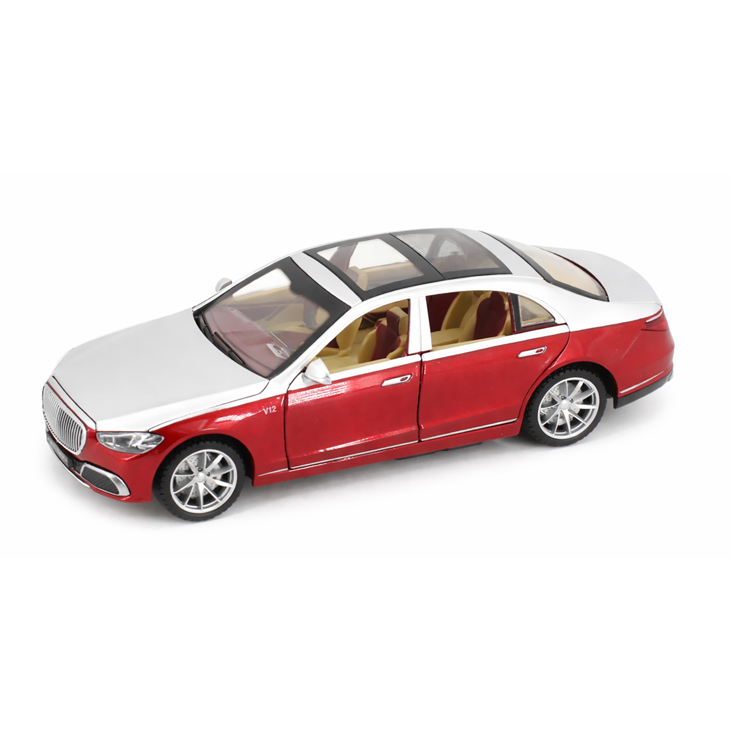 Радиоуправляемая металлическая машина Mercedes S600 1:22 - HCL-3813-RED