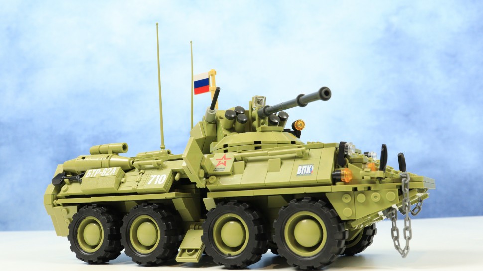 Конструктор Армия России - Российский бронетранспортёр БТР-82А - АР-01028