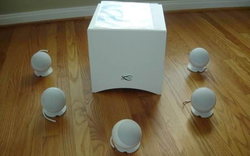 Cabasse Alcyone 2 System 5.1 glossy white комплект АС