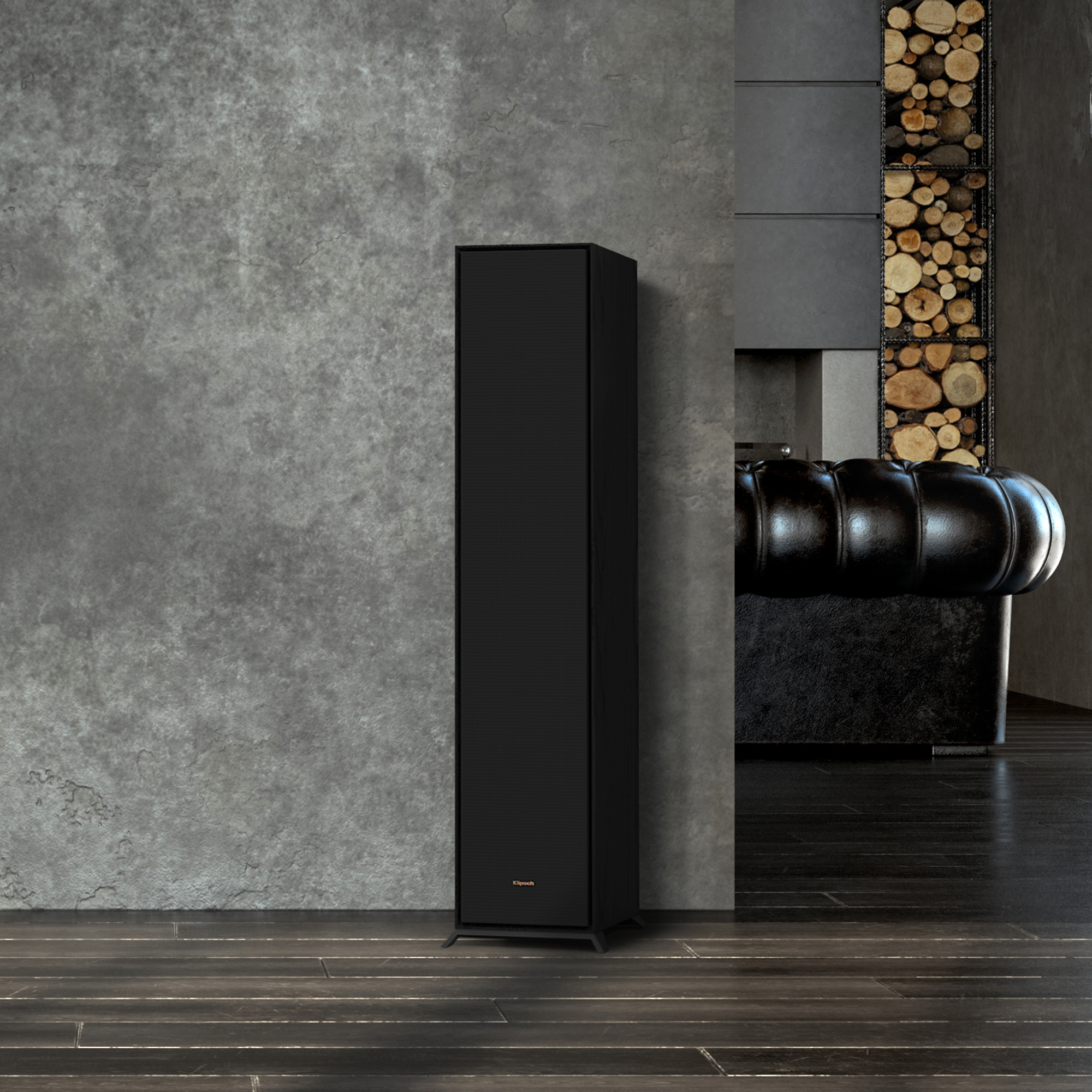 Klipsch R-600F Black Напольная акустика