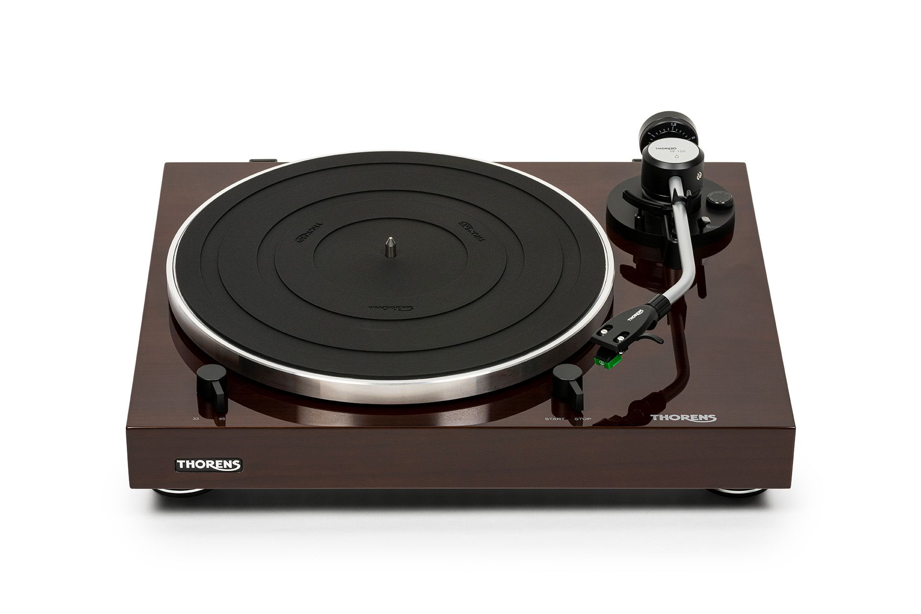 Thorens TD-204 TP120 AT95E walnut виниловый проигрыватель