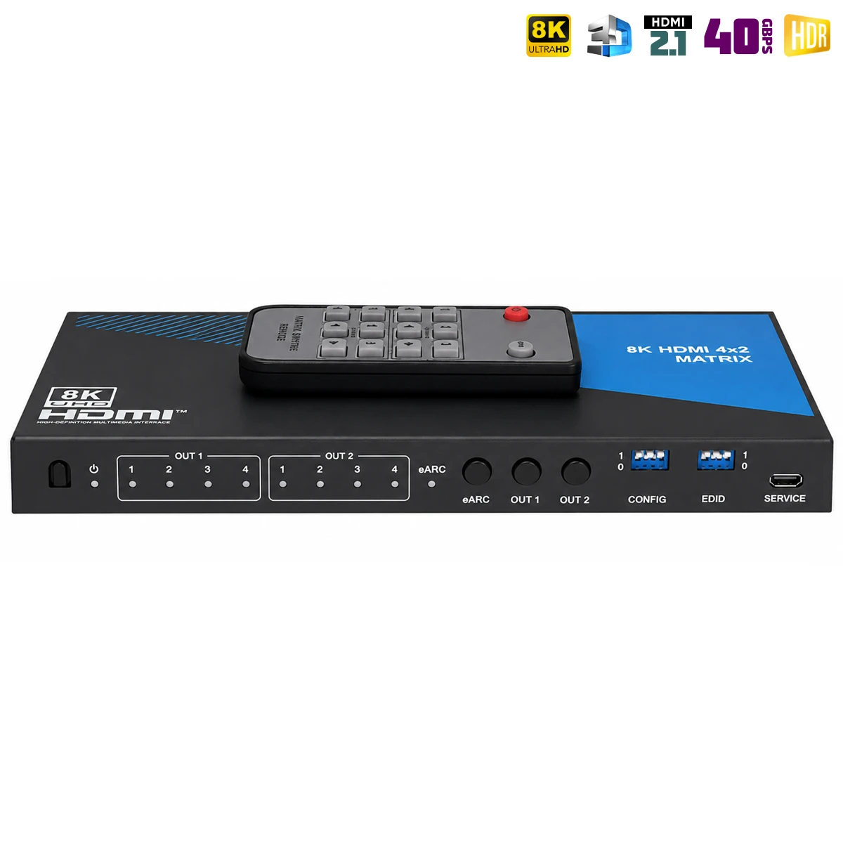 8K HDMI матрица 4x2 / Dr.HD MA 428 SLA