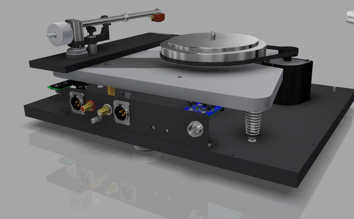 Thorens TD-1601 TP92 XLR out walnut виниловый проигрыватель