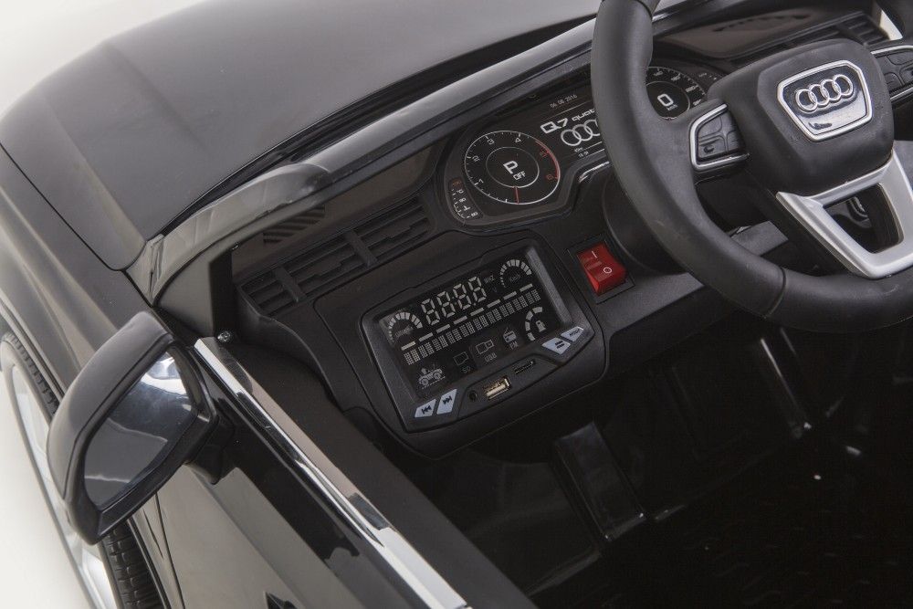 Детский электромобиль Audi Q7 LUXURY 2.4G - Black - HL159-LUX-B