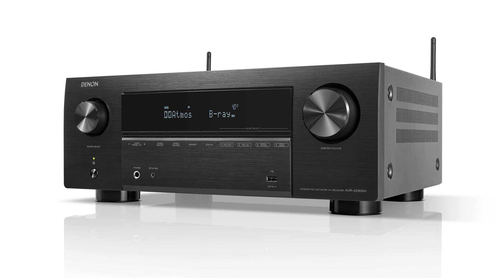 Канальный AV-усилитель Denon AVR-X2800H Black