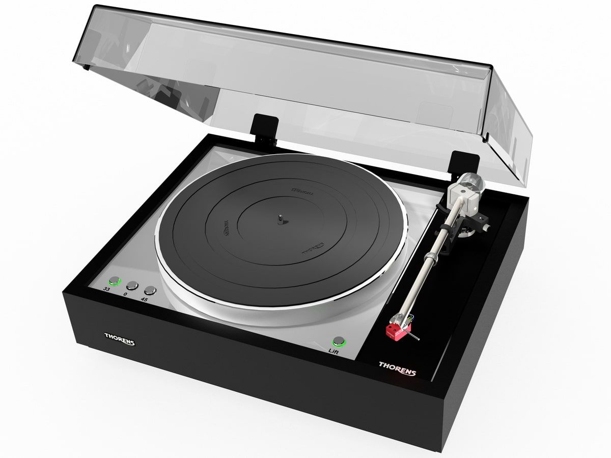 Thorens TD-1601 TP92 XLR out highgloss black виниловый проигрыватель