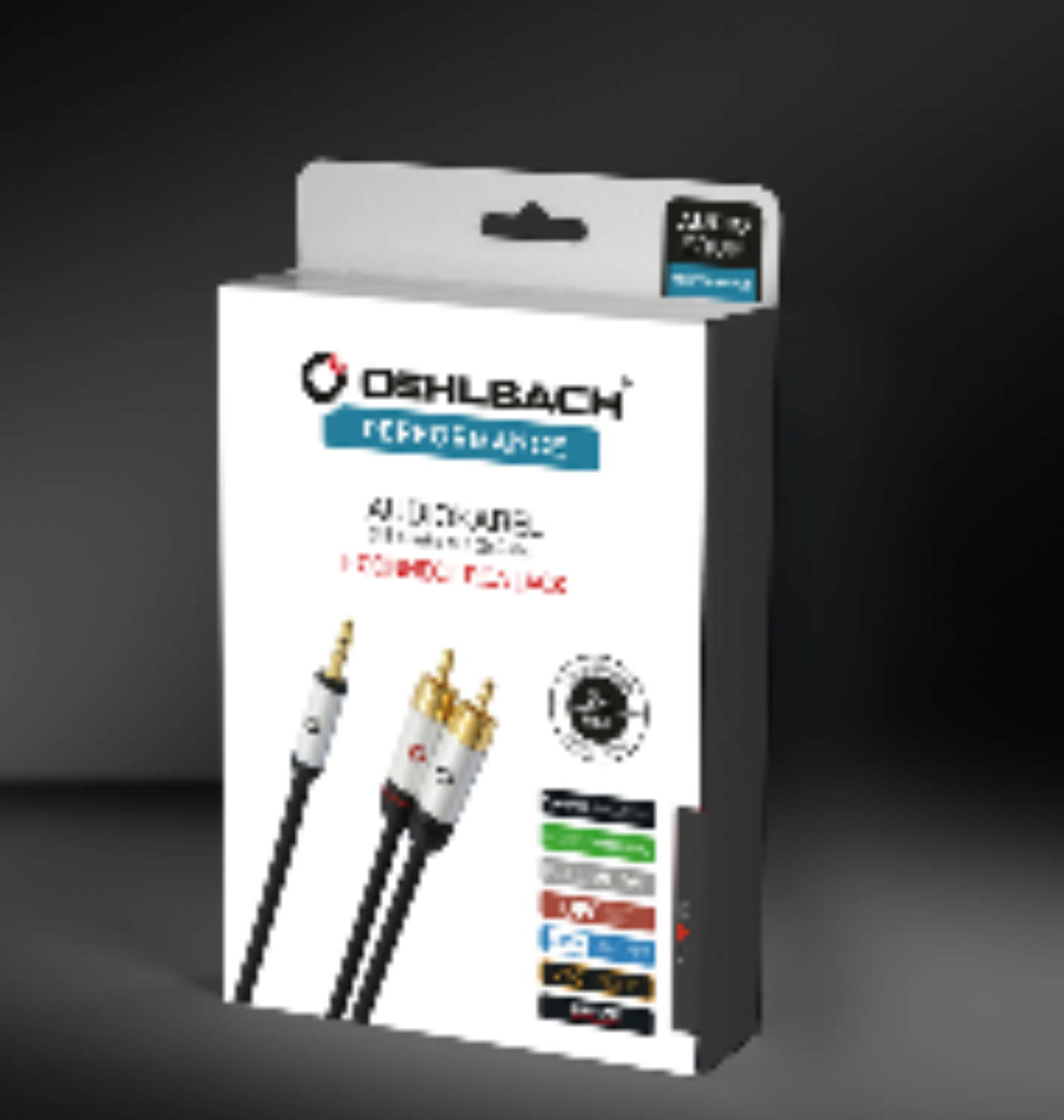 Oehlbach PERFORMANCE i-Connect jack to 2 RCA 5,0m black  кабель межблочный D1C60006