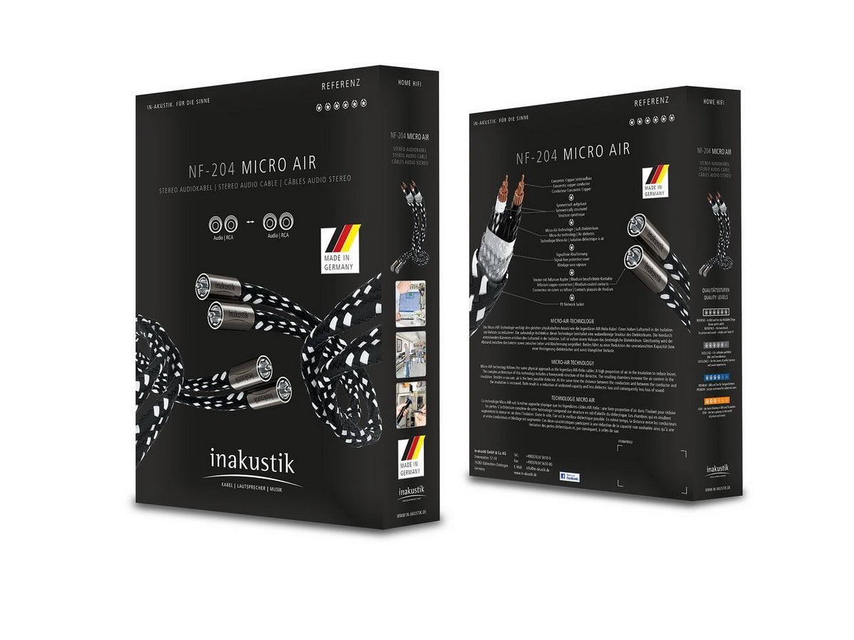 Inakustik Referenz NF-204 Micro AIR 1.5 m RCA кабель межблочный