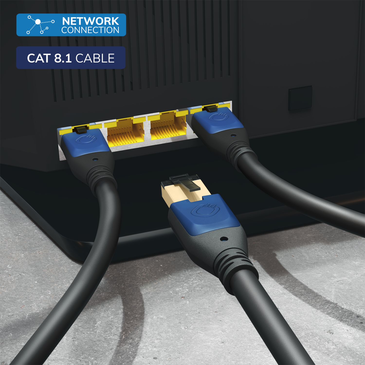 Oehlbach PERFORMANCE Giga Stream Cat 8.1 7,5m Ethernet кабель D1C19356