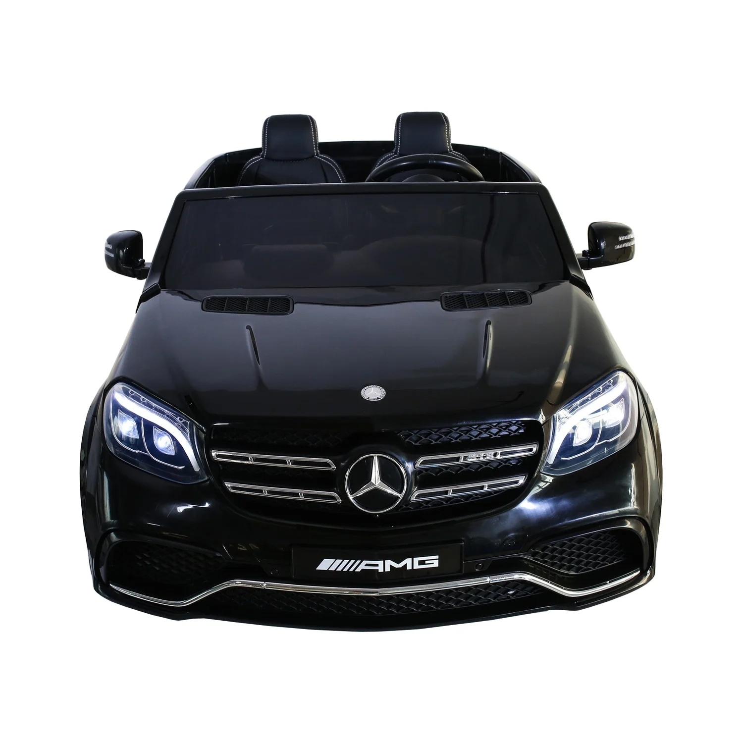 Электромобиль Mercedes Benz GLS63 (черный лак, 4WD, 12V) - HL228