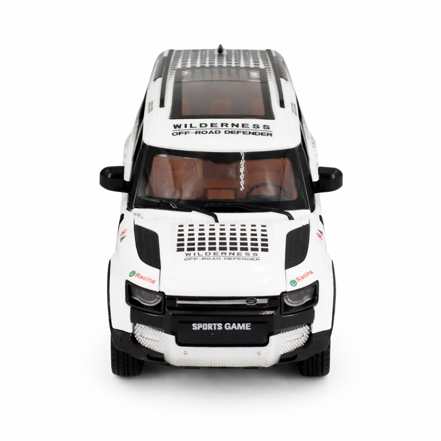 Радиоуправляемая металлическая машина Land Rover Defender 1:22 - HCL-3810-WHITE