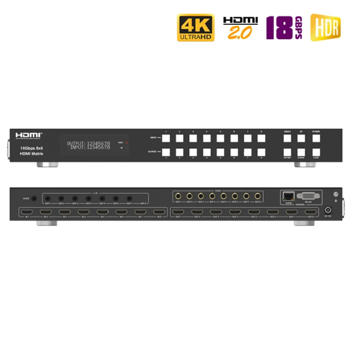 4K HDMI матрица 8x8 / Dr.HD MA 887 SL