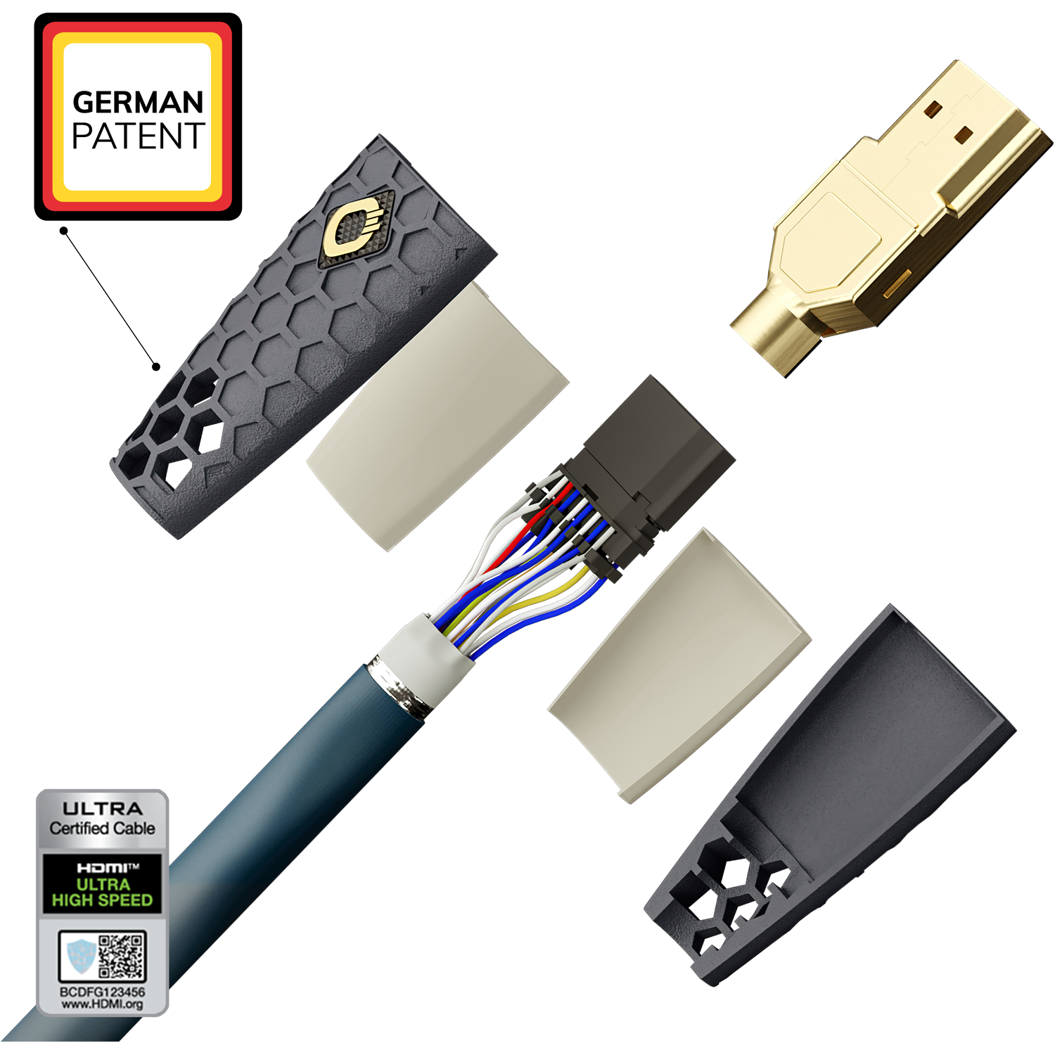 Oehlbach EXCELLENCE Flex Evolution UHD HDMI cable 2,0m HDMI кабель D1C92602