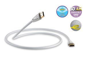 QED Profile eFlex HDMI Blk 1.5m HDMI кабель серии Profile 1.5м  (QE2743)